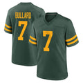 Robertx GB.Packers #7 Javon Bullard Player Green Alternate Home Game Stitched Jerseys