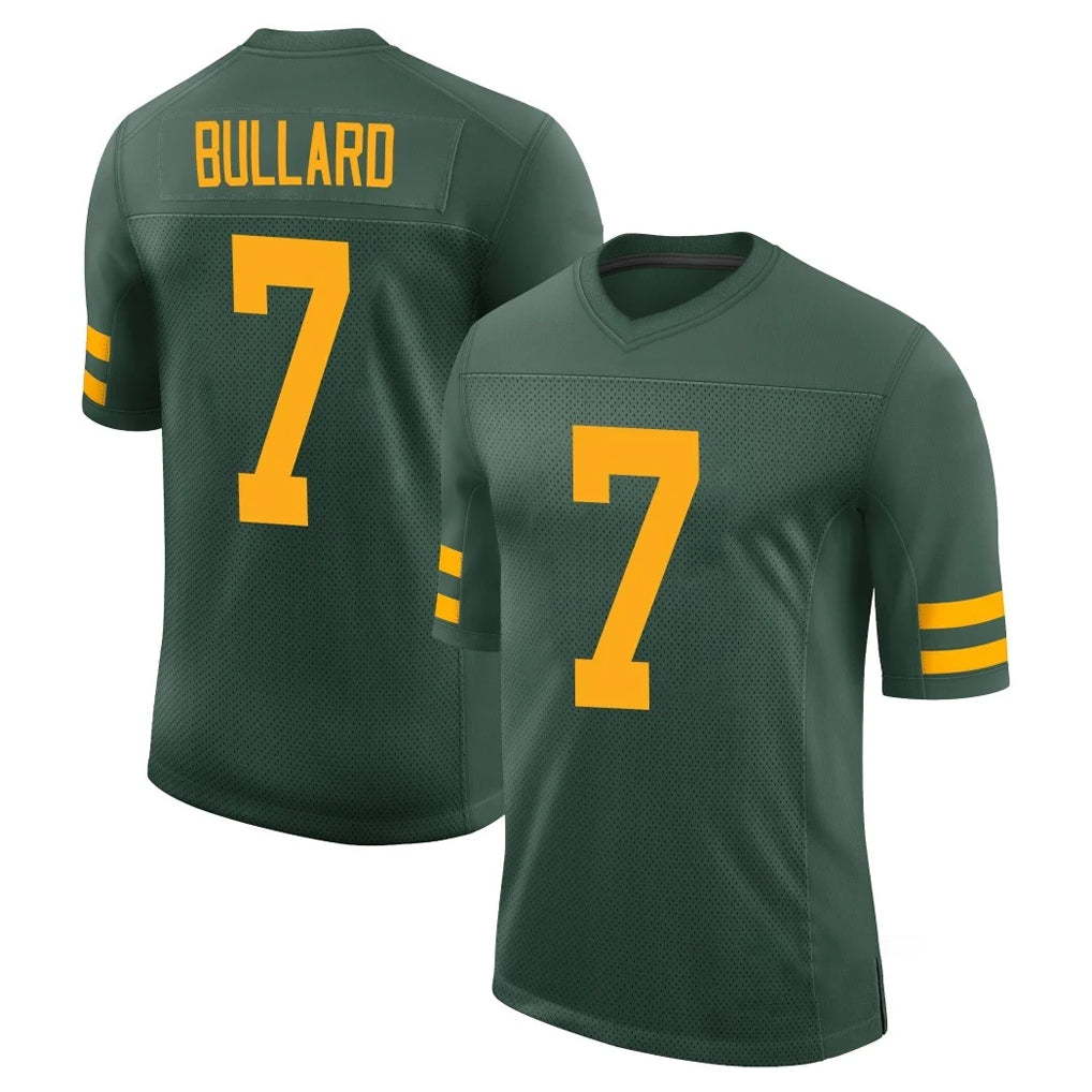 Robertx GB.Packers #7 Javon Bullard Player Green Alternate Vapor Home Game Stitched Jerseys