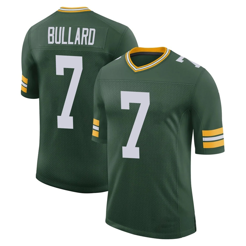 Robertx GB.Packers #7 Javon Bullard Player Green Limited Classic Home Game Stitched Jerseys