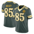Robertx GB.Packers #85 Tucker Kraft Player Green Limited 2026 Rivalries Collection Home Game Stitched Jerseys