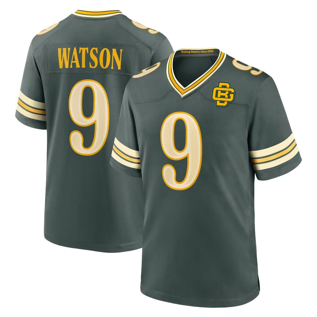 Robertx GB.Packers #9 Christian Watson Player Green 2026 Rivalries Collection Home Game Stitched Jerseys