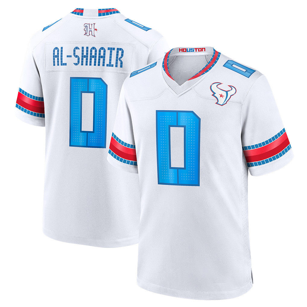 Robertx H.Texans #0 Azeez Al-Shaair Player Whtie 2026 Rivalries Vapor Home Game Stitched jerseys