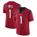Robertx H.Texans #1 Tank Dell Player Red Limited Vapor Untouchable Home Game Stitched Jerseys