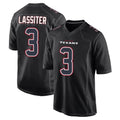 Robertx H.Texans #3 Kamari Lassiter Player Black Fashion Home Game Stitched Jerseys