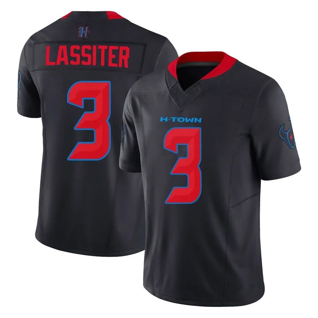Robertx H.Texans #3 Kamari Lassiter Player Navy Limited 2nd Alternate Vapor F.U.S.E. Home Game Stitched Jerseys