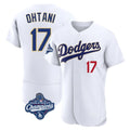Robertx LA.Dodgers #17 Shohei Ohtani Player Gold White World Series Meet 2026 Collection Stadium Limited Elite Stitched Jerseys