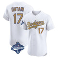 Robertx LA.Dodgers #17 Shohei Ohtani Player Gold World Series Meet Limited Elite Home Stitched Jerseys