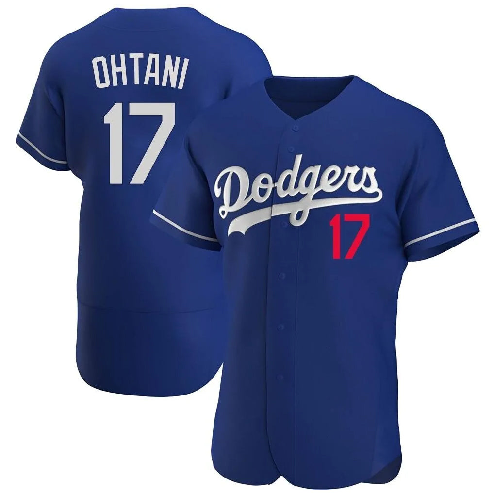 Robertx LA.Dodgers #17 Shohei Ohtani Player Royal Limited Elite Home Stitched Jerseys