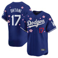Robertx LA.Dodgers #17 Shohei Ohtani Player Royal Tokyo Series Vapor Premier Limited Stitched Jerseys