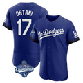 Robertx LA.Dodgers #17 Shohei Ohtani Player Royal World Series Meet City Connect Elite Home Stitched Jerseys
