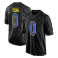 Robertx LA.Rams #0 Byron Young Player Black Fashion Limited Home Game Stitched Jerseys