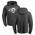 Robertx LA.Rams #0 Byron Young Player Gray Pullover Hoodie Limited Game Stitched Jerseys