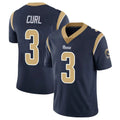 Robertx LA.Rams #3 Kam Curl Player Navy Limited Vapor Untouchable Home Game Stitched Jerseys